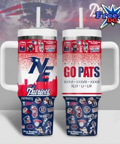 New England Patriots Limited Edition Stanley Tumbler Cup