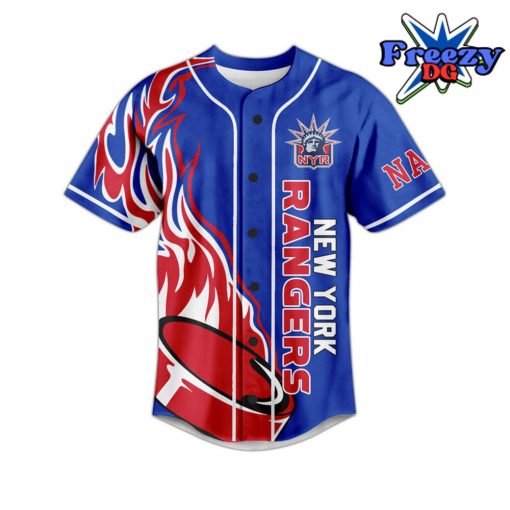 New York Broadway Blueshirts Baseball Jersey