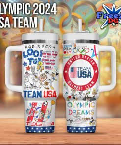 Olympic 2024 Team USA Looney Tunes Stanley Tumbler Cup