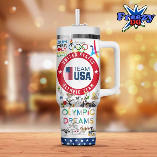 Olympic 2024 Team USA Looney Tunes Stanley Tumbler Cup