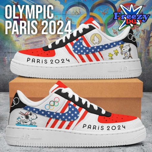 Olympic Paris 2024 Snoopy Nike Air Force 1