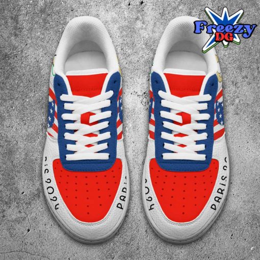 Olympic Paris 2024 Stitch Nike Air Force 1