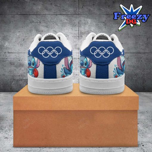 Olympic Paris 2024 Stitch Nike Air Force 1