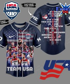 Olympic Paris 2024 Team USA Baseball Jersey