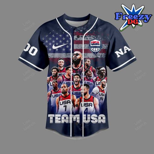 Olympic Paris 2024 Team USA Baseball Jersey