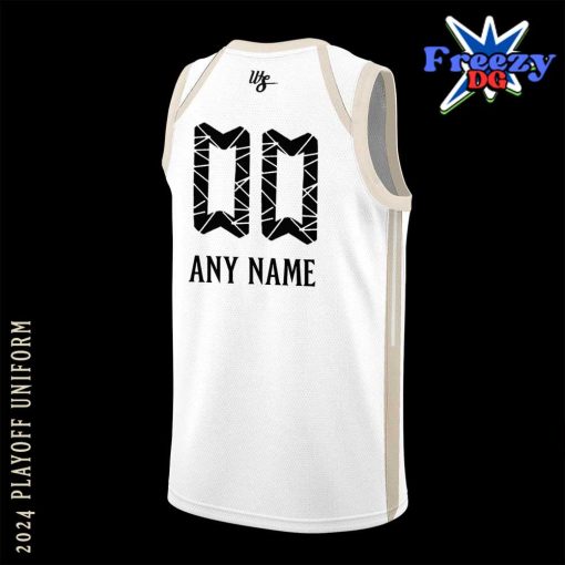 Osos de Manatí White Playoff Uniform 2024 Basketball Jersey