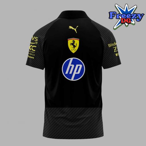 Scuderia Ferrari HP Italian GP 2024 Black Polo