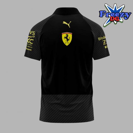 Scuderia Ferrari Italian GP 2024 Black Polo