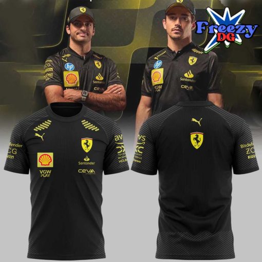 Scuderia Ferrari Italian GP 2024 Black T-Shirt