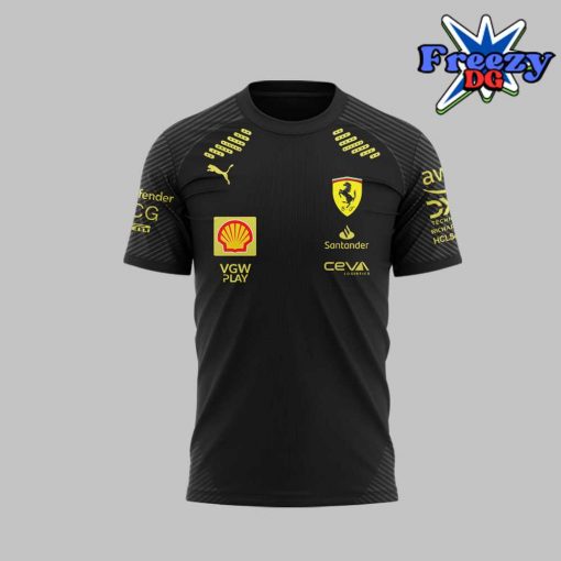 Scuderia Ferrari Italian GP 2024 Black T-Shirt