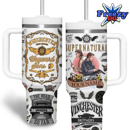 Supernatural Winchester Custom Name Stanley Tumbler 40oz