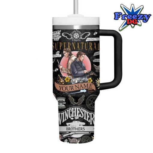 Supernatural Winchester Custom Name Stanley Tumbler 40oz