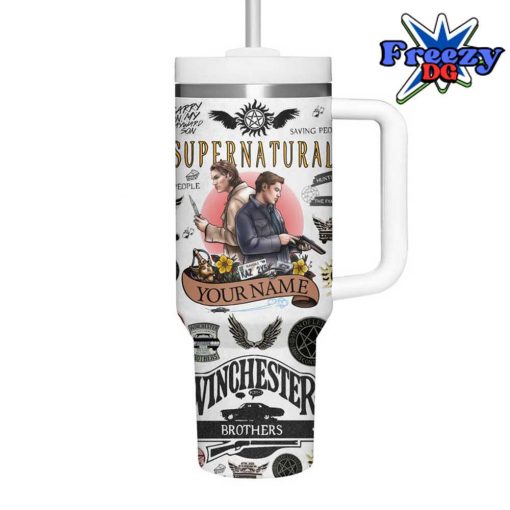 Supernatural Winchester Custom Name Stanley Tumbler 40oz