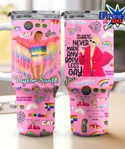 Taylor Swift Pride Month Stanley Tumbler 40oz