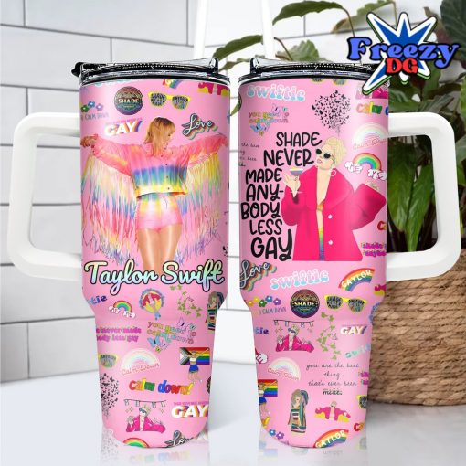 Taylor Swift Pride Month Stanley Tumbler 40oz