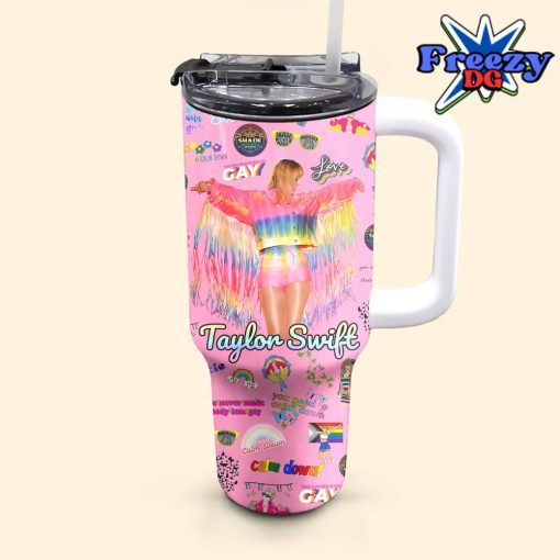 Taylor Swift Pride Month Stanley Tumbler 40oz