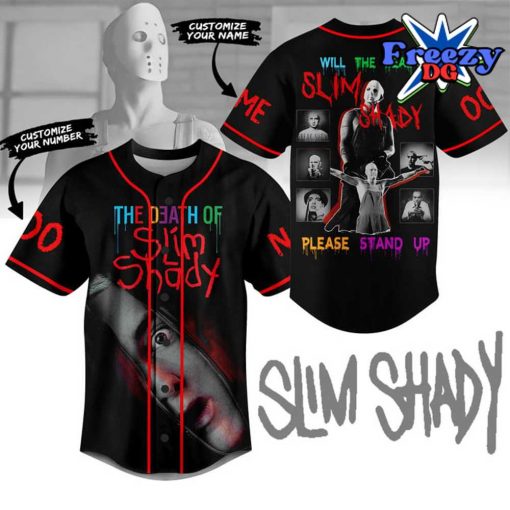 Death of Slim Shady Baseball Jersey