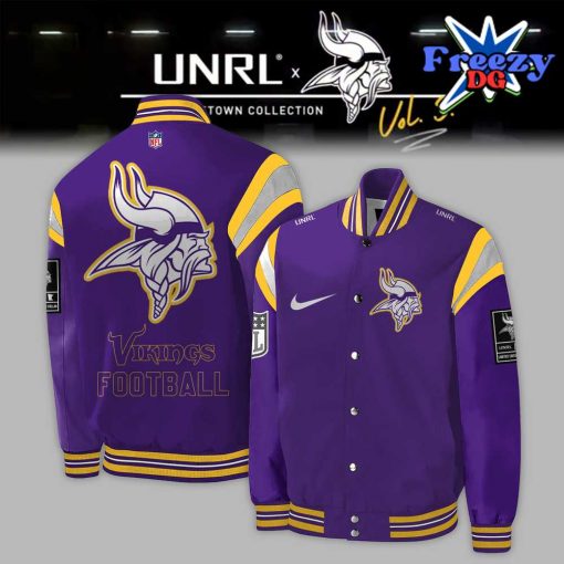 UNRL x Minnesota Vikings Vol 3 Baseball Jacket