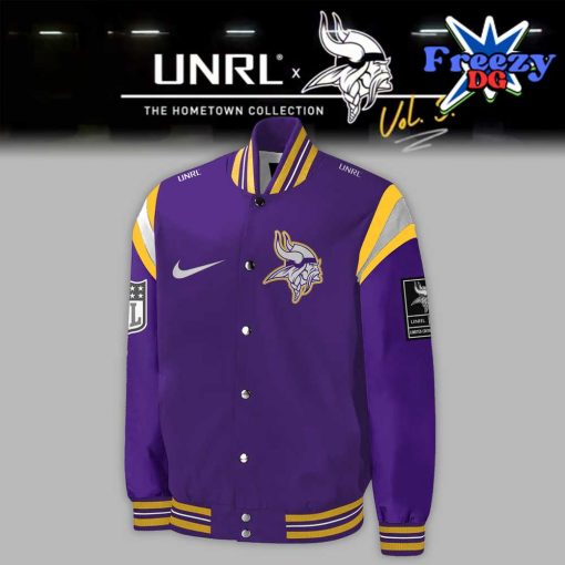 UNRL x Minnesota Vikings Vol 3 Baseball Jacket