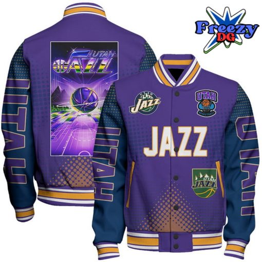 Utah Jazz NBA 2024 Limited Edition Varsity Jacket