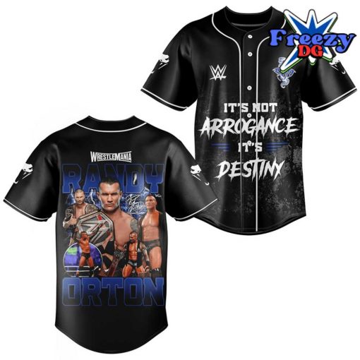 WrestleMania Randy Orton MMA Baseball Jersey