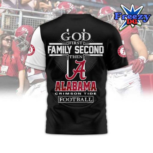 Alabama Crimson Tide God Family Football T-shirt