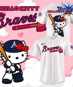 Atlanta Braves x Hello Kitty Night 2024 Baseball Jersey