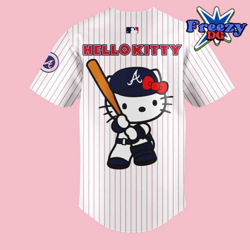 Atlanta Braves x Hello Kitty Night 2024 Baseball Jersey