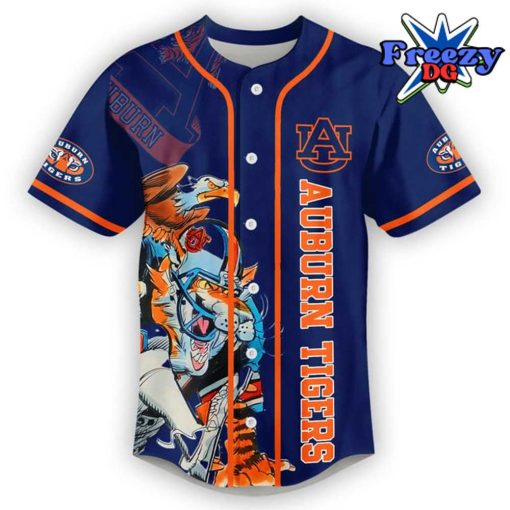 Auburn Tigers Family All In Baseball Jersey