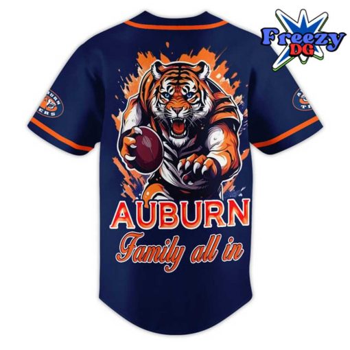 Auburn Tigers Family All In Baseball Jersey