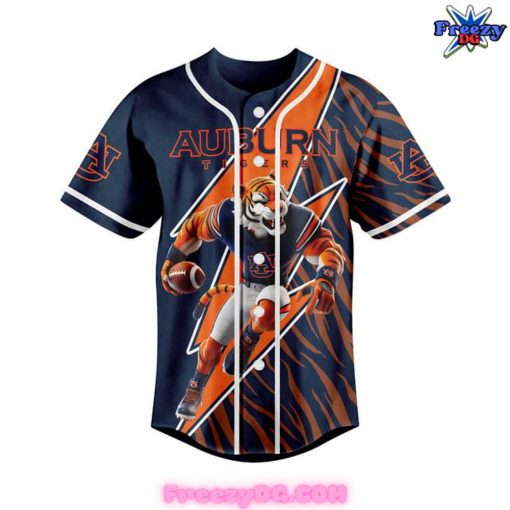 Auburn Tigers I Am A DieHard Fan Edition Baseball Jersey