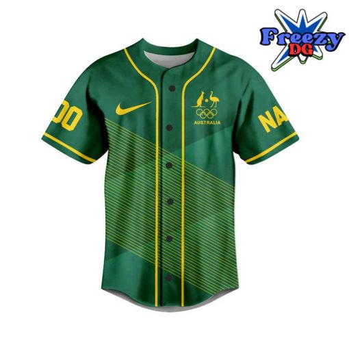 Australia Olympic Paris 2024 Baseball Jersey