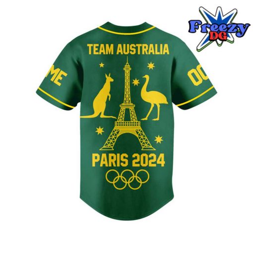 Australia Olympic Paris 2024 Baseball Jersey