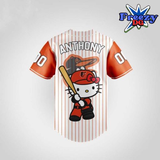 Baltimore Orioles x Hello Kitty 2024 Baseball Jersey