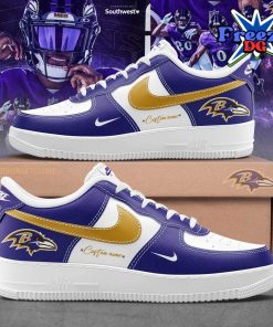 Baltimore Ravens Custom Nike Air Force 1