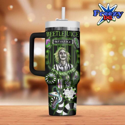 Beetlejuice Ghost With The Most Stanley Tumbler Cup