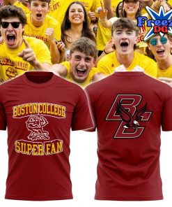 Boston College Football Super Fan 2024 Red T-Shirt