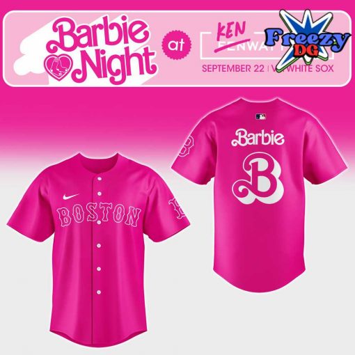 Boston Red Sox Barbie Night 2024 Baseball Jersey