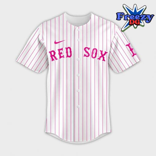 Boston Red Sox Barbie Night 2024 Stripe Jersey