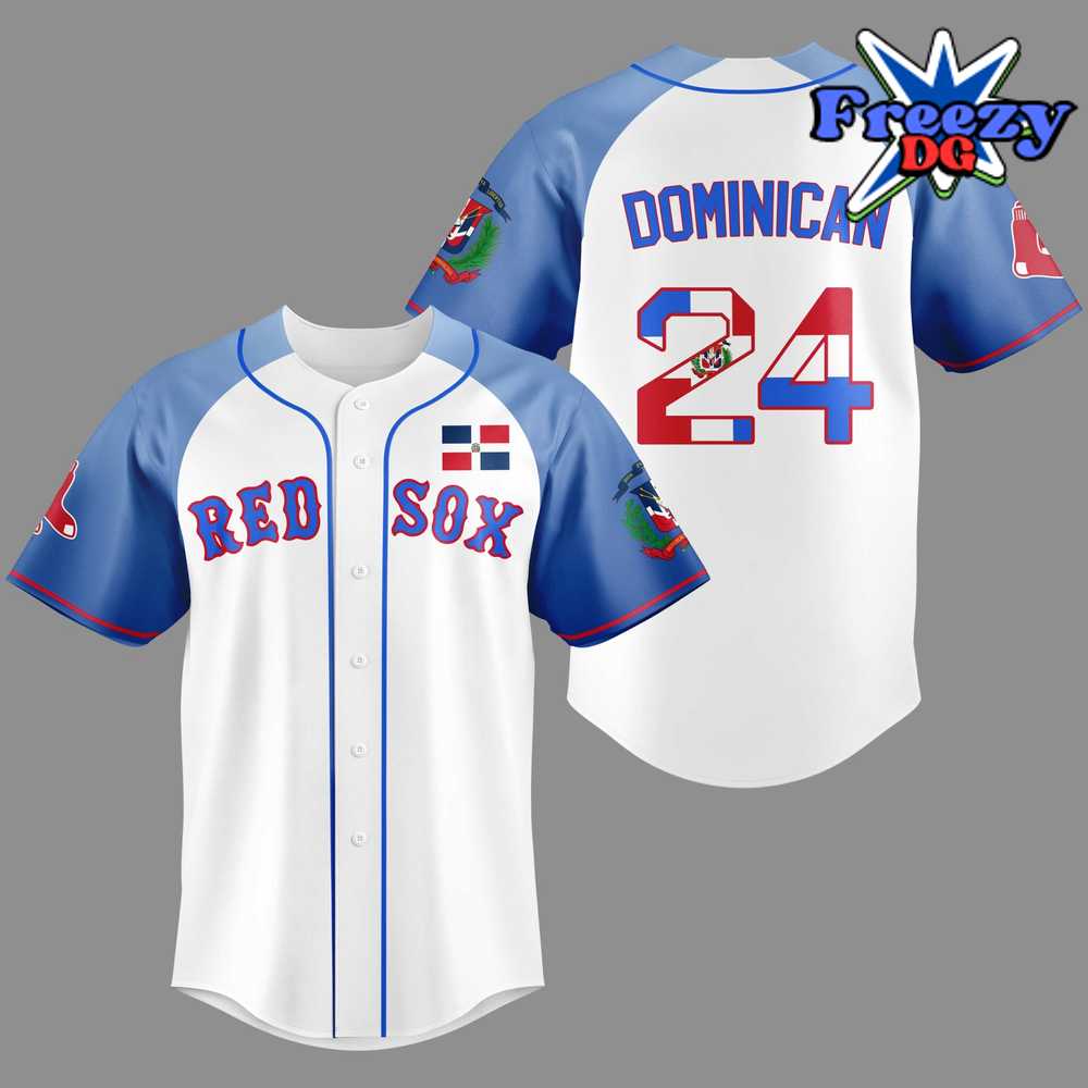 Boston Red Sox Dominicana 2024 Baseball Jersey - FreezyDG