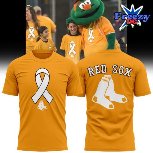 Boston Red Sox Honoring Childhood Cancer Awareness T-Shirt