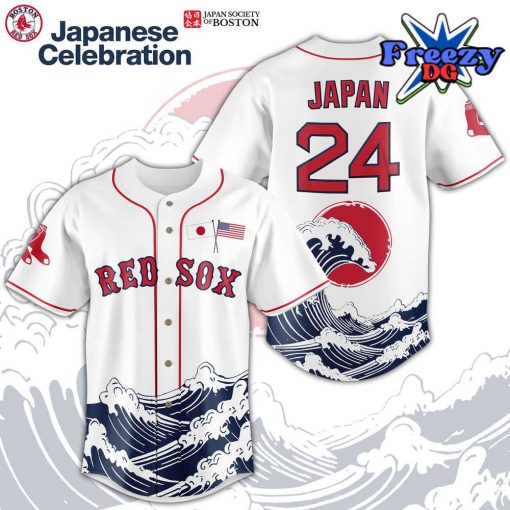 Boston Red Sox Japan Celebration Baseball Jersey