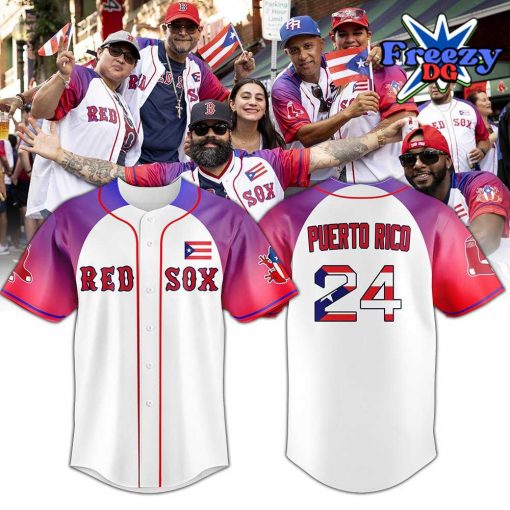 Boston Red Sox Puerto Rican Night 2024 Baseball Jersey