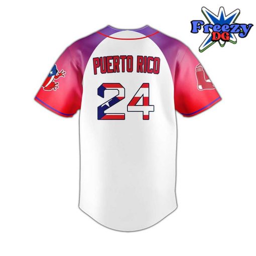 Boston Red Sox Puerto Rican Night 2024 Baseball Jersey