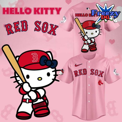 Boston Red Sox x Hello Kitty Night 2024 Baseball Jersey