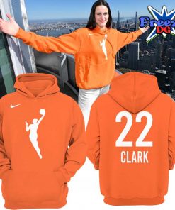 Caitlin Clark 22 Orange WNBA Hoodie