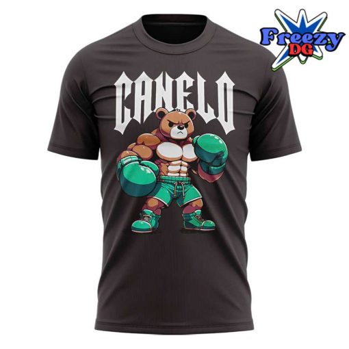 Canelo Alvarez Bear Boxing Brown T-Shirt