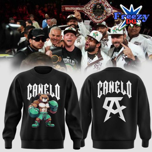 Canelo Bear Boxing Limited Edition Black Sweatshirt