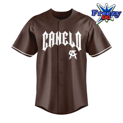 Canelo Bear Boxing Limited Edition Brown Baseball Jersey