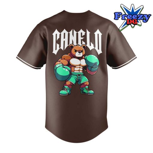 Canelo Bear Boxing Limited Edition Brown Baseball Jersey